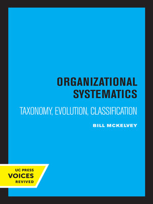 cover image of Organizational Systematics
